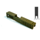 Gun Cuts Juggernaut Slide for Glock 26, Optic Cut, Noveske Bazooka Green, GC-G26-JUG-NBG-RMR
