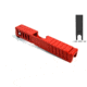 Gun Cuts Juggernaut Slide for Glock 26, Optic Cut, USMC Red, GC-G26-JUG-URE-RMR