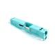 Gun Cuts Raider Slide for Glock 26, No Optic Cut, Robbins Egg Blue, GC-G26-RAI-REB-NO