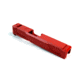 Gun Cuts Raider Slide for Glock 26, No Optic Cut, USMC Red, GC-G26-RAI-URE-NO