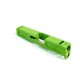 Gun Cuts Raider Slide for Glock 26, No Optic Cut, Zombie Green, GC-G26-RAI-ZGR-NO