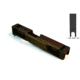 Gun Cuts Raider Slide for Glock 26, Optic Cut, Battleworn Copper, GC-G26-RAI-COPBW-RMR