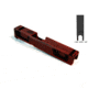Gun Cuts Raider Slide for Glock 26, Optic Cut, Battleworn USMC Red, GC-G26-RAI-UREBW-RMR