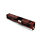 Gun Cuts Raider Slide for Glock 26, Optic Cut, Battleworn USMC Red, GC-G26-RAI-UREBW-RMR