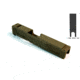 Gun Cuts Raider Slide for Glock 26, Optic Cut, Flat Dark Earth, GC-G26-RAI-FDE-RMR