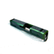 Gun Cuts Raider Slide for Glock 26, Optic Cut, Radioactive Green, GC-G26-RAI-RGR-RMR