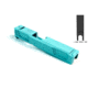 Gun Cuts Raider Slide for Glock 26, Optic Cut, Robbins Egg Blue, GC-G26-RAI-REB-RMR