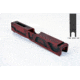 Gun Cuts Roswell Slide for Glock 19, Optic Cut, Battleworn USMC Red, GC-G19-ROS-UREBW-RMR