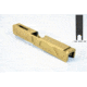 Gun Cuts Roswell Slide for Glock 19, Optic Cut, Gold, GC-G19-ROS-GOL-RMR