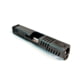 Gun Cuts Shift Slide for Glock 19, No Optic Cut, Battleworn Silver, GC-G19-SHF-CSIBW-NO