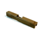 Gun Cuts Shift Slide for Glock 19, No Optic Cut, Coyote Tan, GC-G19-SHF-CTA-NO