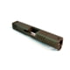 Gun Cuts Shift Slide for Glock 19, No Optic Cut, Smoked Bronze, GC-G19-SHF-SBR-NO