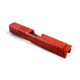 Gun Cuts Shift Slide for Glock 19, No Optic Cut, USMC Red, GC-G19-SHF-URE-NO