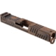 Gun Cuts Shift Slide for Glock 19, Optic Cut, Battleworn Copper, GC-G19-SHF-COPBW-RMR
