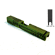 Gun Cuts Shift Slide for Glock 19, Optic Cut, Battleworn Zombie Green, GC-G19-SHF-ZGRBW-RMR