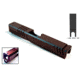 Gun Cuts Shift Slide for Glock 19, Optic Cut, Black Cherry Bomb, GC-G19-SHF-BCB-RMR