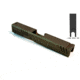 Gun Cuts Shift Slide for Glock 19, Optic Cut, Smoked Bronze, GC-G19-SHF-SBR-RMR