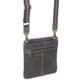 Gun Tote'n Mamas Concealed Carry Buffalo Leather Vintage Crossbody Flat Sac