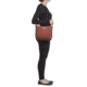Gun Tote'n Mamas Concealed Carry Slim X-Body, Pebble Grain Cowhide, Cinnamon/Black, GTM-98/CINM