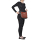 Gun Tote'n Mamas Concealed Carry Slim X-Body, Pebble Grain Cowhide, Cinnamon/Black, GTM-98/CINM