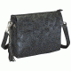 Gun Tote'n Mamas Concealed Carry Tooled American Cowhide Handbag, Black GTM-22/BK