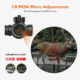 GUNNR Heimdall HD 6-24x50mm 30mm Tube Rifle Scope, First Focal Plane, MOA, Black, FFP-0624-50