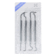 Gunpany Polymer Double Side Cleaning Picks, 4 Pieces, Black, GPCK-4P