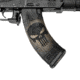 GunSkins AK-47 Magazine Skin, Skull Black, ak-47-mag-skin-skull-black