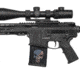 GunSkins AR-10 Magazine Skin, Skull America, ar-10-mag-skin-skull-america