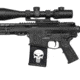 GunSkins AR-10 Magazine Skin, Skull, ar-10-mag-skin-skull
