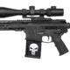 GunSkins AR-10 Magazine Skin, Skull, ar-10-mag-skin-skull