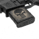 GunSkins AR-10 Magazine Skin, Skull Black, ar-10-mag-skin-skull-black