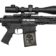 GunSkins AR-10 Magazine Skin, Skull Black, ar-10-mag-skin-skull-black