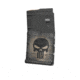 GunSkins AR-10 Magazine Skin, Skull Black, ar-10-mag-skin-skull-black