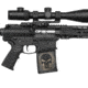 GunSkins AR-10 Magazine Skin, Skull Black, ar-10-mag-skin-skull-black