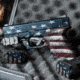 GunSkins Glock 19 Pistol Skin Premium Vinyl Wrap, Proveil Victory, CU-98059-GLOCK19-VICT