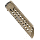 GUNTEC USA 10in Free Floating Keymod Handguard w/Slant Nose,Cerakote Flat Dark Earth,1.75in dia GT1326-10KS-FDE