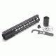 GUNTEC USA 10in Ultra Slimline Octagonal 5 Sided Key Mod Free Floating Handguard w/Monolithic Top Rail,Black GT-10JKO