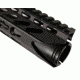 GUNTEC USA 10in Ultra Slimline Octagonal 5 Sided Key Mod Free Floating Handguard w/Shark Mouth,Black GT-10JKO-S