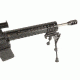 GUNTEC USA 12in Free Floating Handguard w/Sectional Side/Bottom Rails,308 Cal,Black,1.93in dia GT1326-12-308