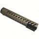 GUNTEC USA 12in Free Floating Handguard w/Sectional Side/Bottom Rails,Cerakote Flat Dark Earth,1.93in dia GT1326-12-E
