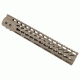 GUNTEC USA 12in Ultra Lightweight Thin Key Mod Free Floating Handguard w/Monolithic Top Rail,Cerakote Flat Dark Earth GT-12JK-FDE