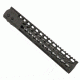 GUNTEC USA 12in Ultra Lightweight Thin Key Mod Free Floating Handguard w/Monolithic Top Rail,Cerakote OD Green GT-12JK-G