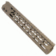 GUNTEC USA 12in Ultra Slimline Octagonal 5 Sided M-Lok Free Floating Handguard w/Monolithic Top Rail,Cerakote Flat Dark Earth GT-12MLKO-FDE