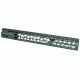 GUNTEC USA 15in Air Lite Keymod Free Floating Handguard With Monolithic Top Rail, Anodized Green GT-15JK-AL-GREEN