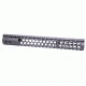 GUNTEC USA 15in Air Lite Series Honeycomb Keymod Free Floating Handguard with Monolithic Top Rail, Od Green GT-15HC-AL-G