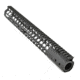 GUNTEC USA 15in Air Lite Series Honeycomb M-Lok Free Floating Handguard with Monolithic Top Rail, Black, GT-15HC-AL-MLK
