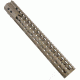 GUNTEC USA 15in Ultra Lightweight Thin Key Mod Free Floating Handguard w/Monolithic Top Rail,.308 Cal,Cerakote Flat Dark Earth GT-15JK-308-E
