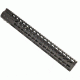 GUNTEC USA 15in Ultra Lightweight Thin Key Mod Free Floating Handguard w/Monolithic Top Rail,Black GT-15JK