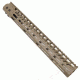 GUNTEC USA 15in Ultra Lightweight Thin M-Lok System Free Floating Handguard w/Monolithic Top Rail,Cerakote Flat Dark Earth GT-15MLK-FDE